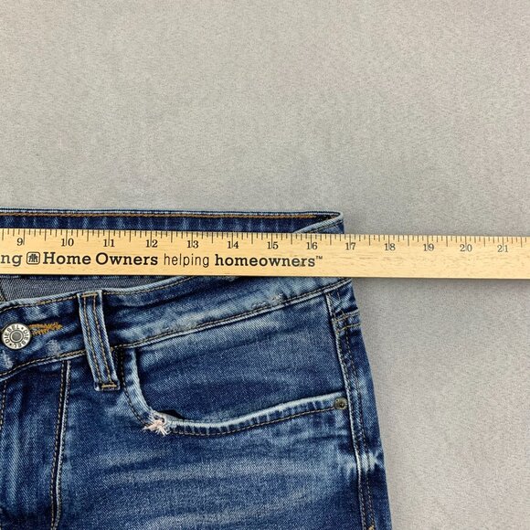 Diesel Mens Pants 32 Blue Distressed Jeans Shioner Regular Straight Italy 32x27 - Picture 8 of 15